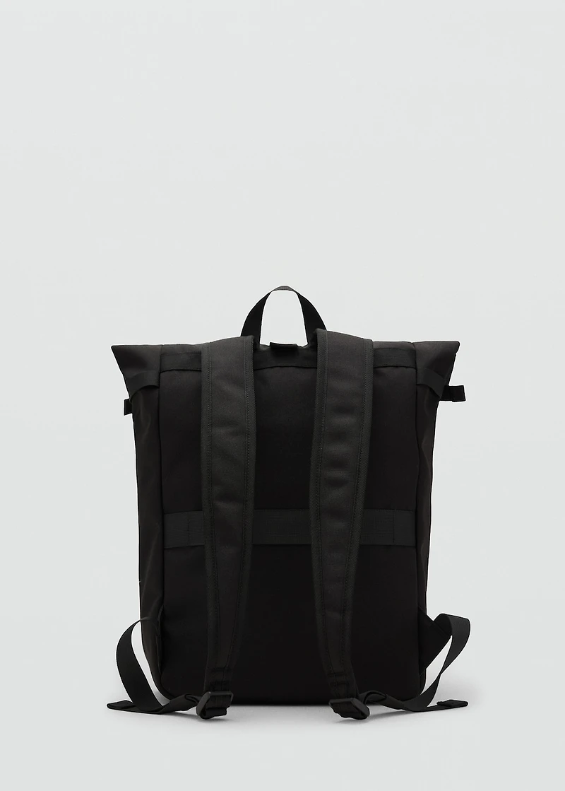 Backpack with flap pocket