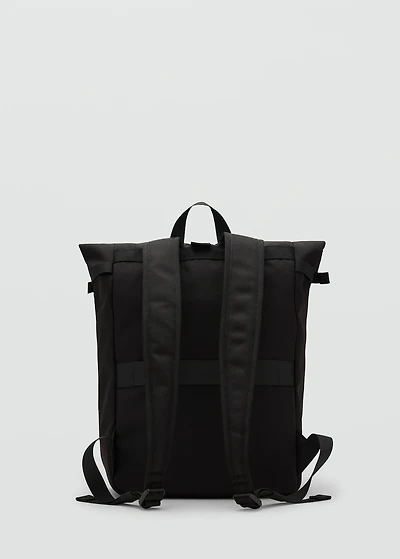 Backpack with flap pocket