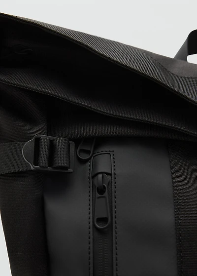 Backpack with flap pocket