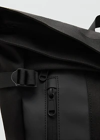 Backpack with flap pocket