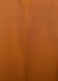 Linen-blend strapless jumpsuit