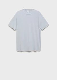 Linen slim-fit t-shirt