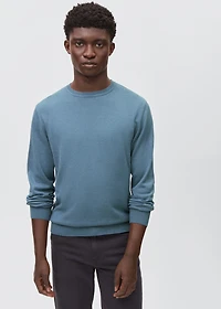 Knitted cotton sweater