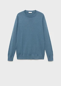 Knitted cotton sweater