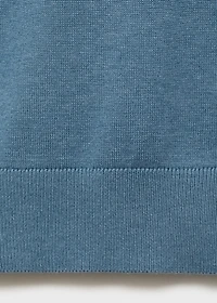 Knitted cotton sweater