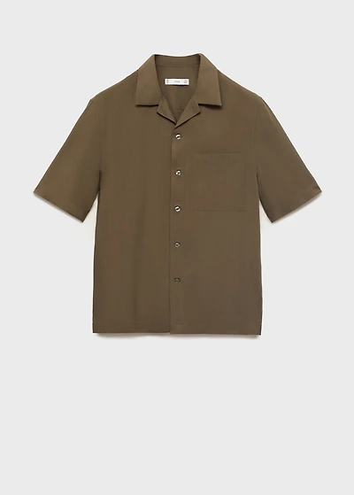 Regular-fit lyocell shirt