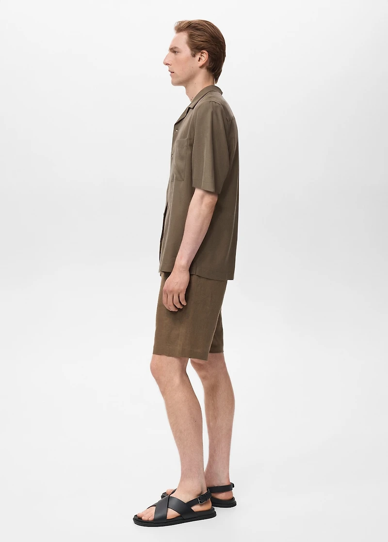 Regular-fit lyocell shirt