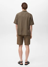 Regular-fit lyocell shirt