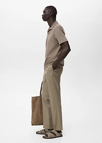 Cotton piqué polo shirt