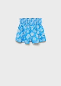 Floral-print shorts