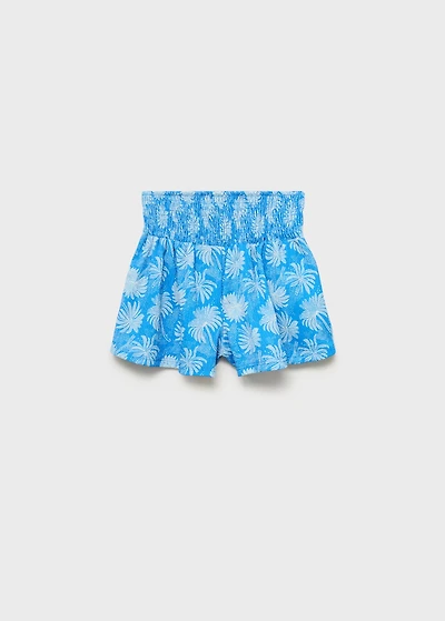 Floral-print shorts