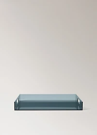 Medium rectangular acrylic tray