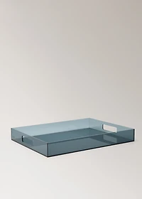 Medium rectangular acrylic tray
