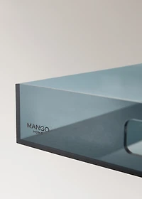 Medium rectangular acrylic tray