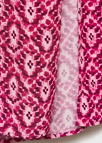 Halter-neck printed dress