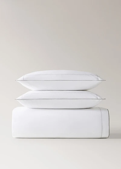 200-thread count percale cotton duvet cover for 135/140 cm bed