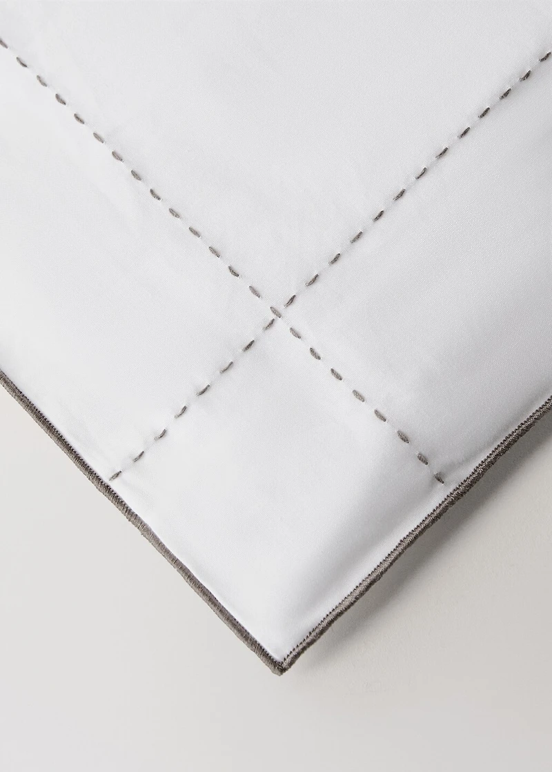 200-thread count percale cotton duvet cover for 135/140 cm bed
