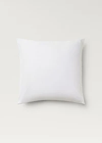 Two cotton percale pillowcases 60x60cm