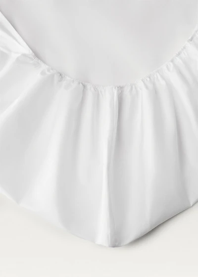 500-thread cotton percale fitted sheet for cm bed