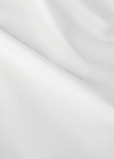 500-thread cotton percale fitted sheet for 135cm bed