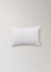 Children's cotton cushion cover with embroidered details 20x30 cm