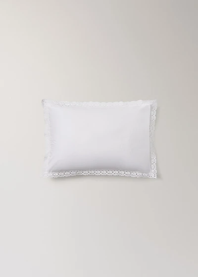 Children's embroidered cotton cushion cover 30x40 cm