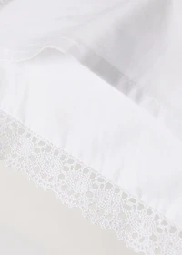 Children's embroidered cotton cushion cover 30x40 cm