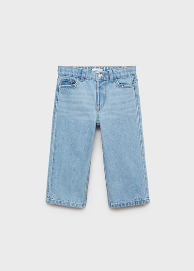 Cotton culotte jeans