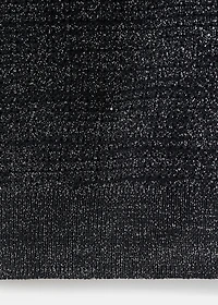 Short-sleeved lurex sweater