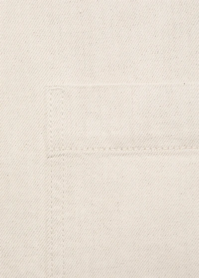 Linen-cotton blend shirt