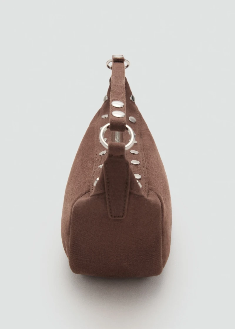 Studded shoulder bag