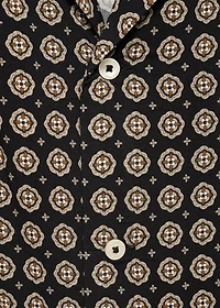 Printed fluid regular-fit shirt