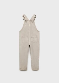 Long denim dungarees