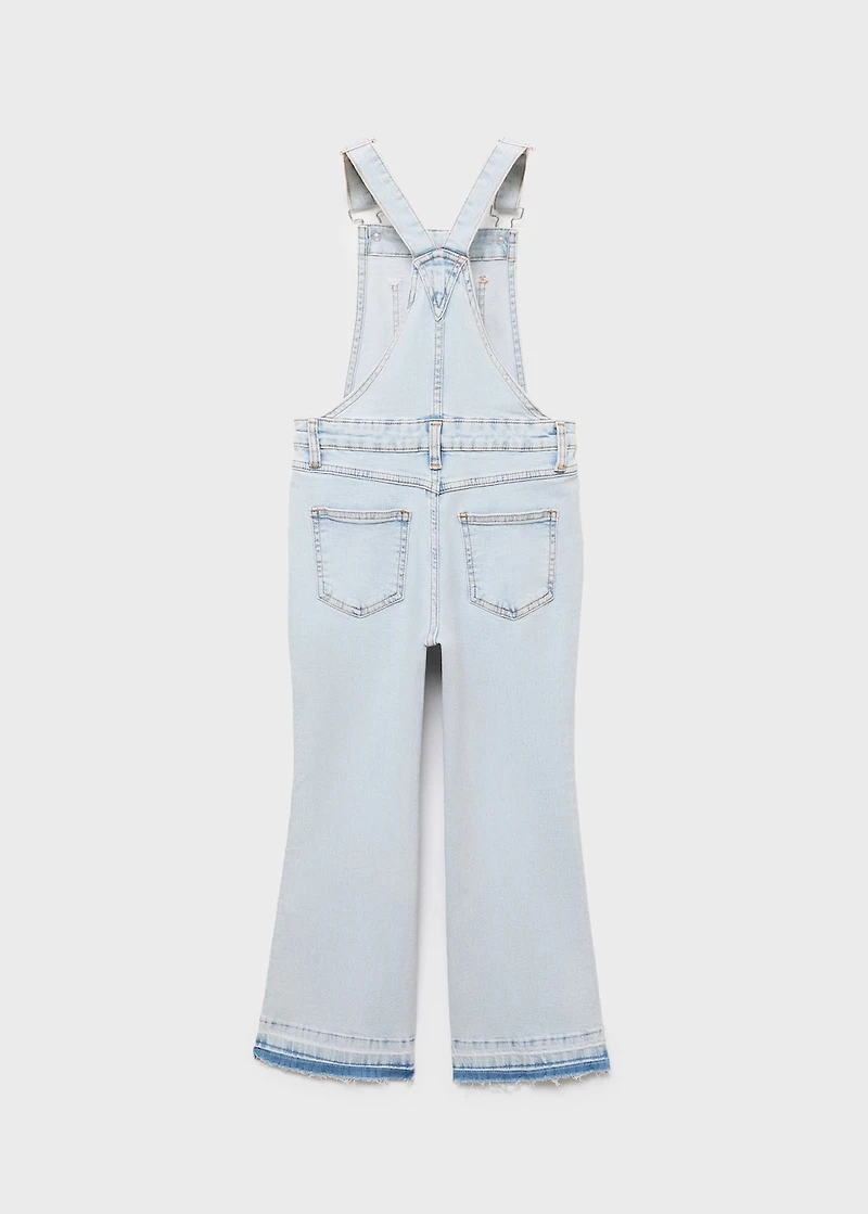 Denim cotton dungarees