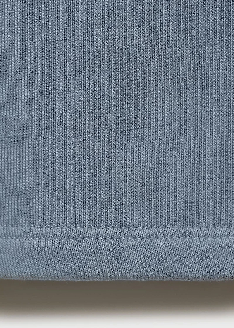 Polo-neck sweatshirt