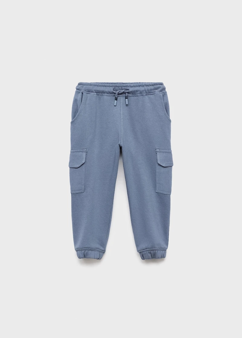 Cargo joggers with drawstring