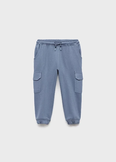 Cargo joggers with drawstring