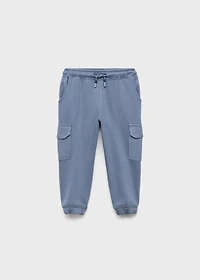 Cargo joggers with drawstring