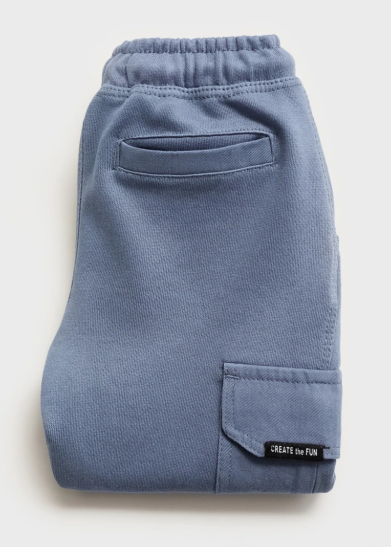 Cargo joggers with drawstring