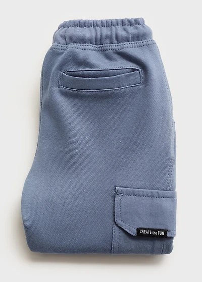 Cargo joggers with drawstring