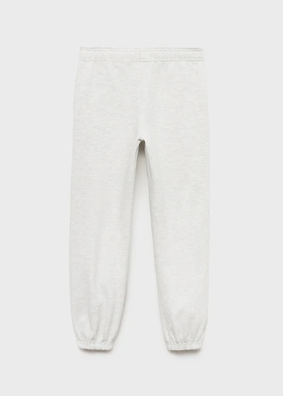 Cotton joggers with elastic waist