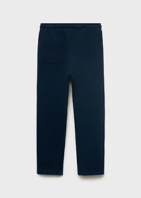 Cotton joggers with elastic waist