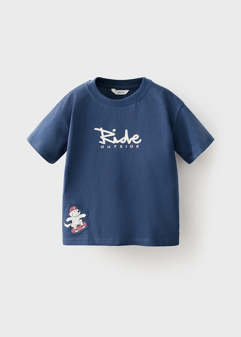 Dog printed T-shirt