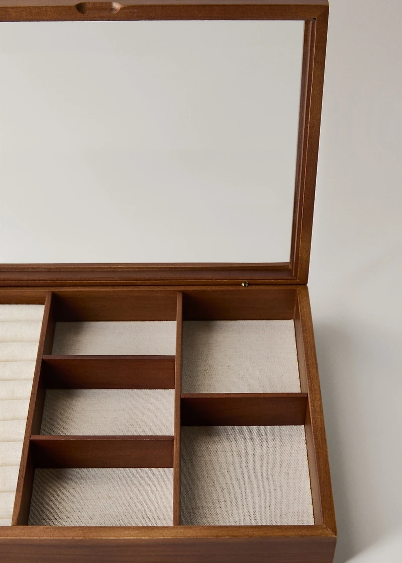 Large wooden jewelry box