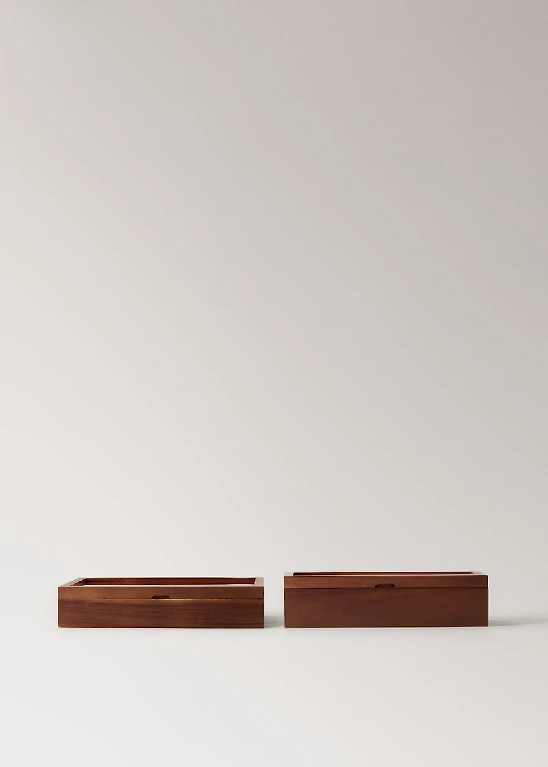 Large wooden jewelry box