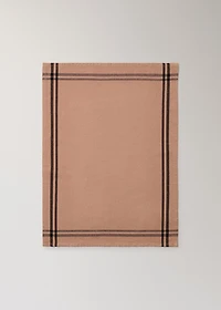 100% cotton striped dish towel