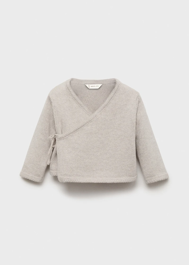 Knitted cotton sweater