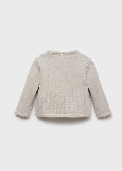 Knitted cotton sweater