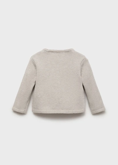 Knitted cotton sweater