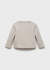 Knitted cotton sweater
